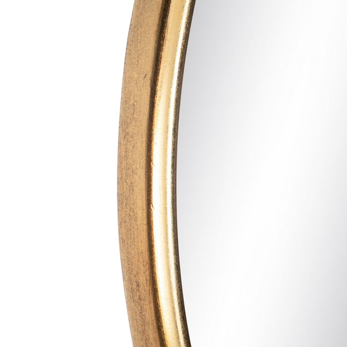 Oglindă de perete Auriu* Geam Fier 91 x 3 x 91 cm