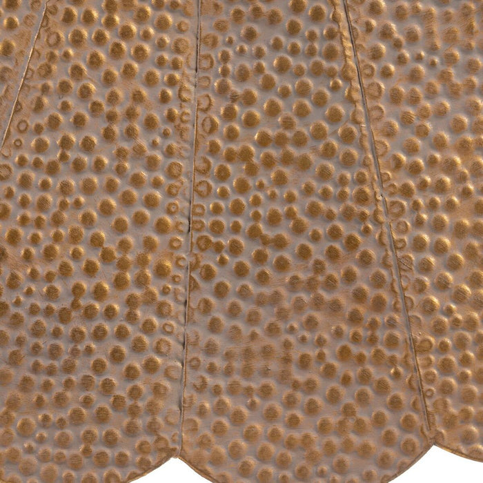 Oglindă de perete 86 x 3 x 86 cm Auriu* Metal