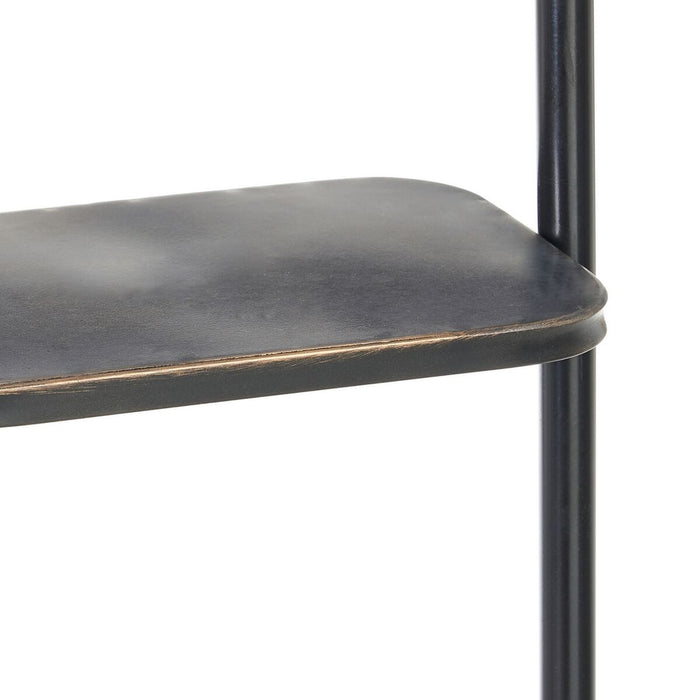 Suport de haine 67 x 19 x 166,5 cm Geam Negru Auriu* Metal