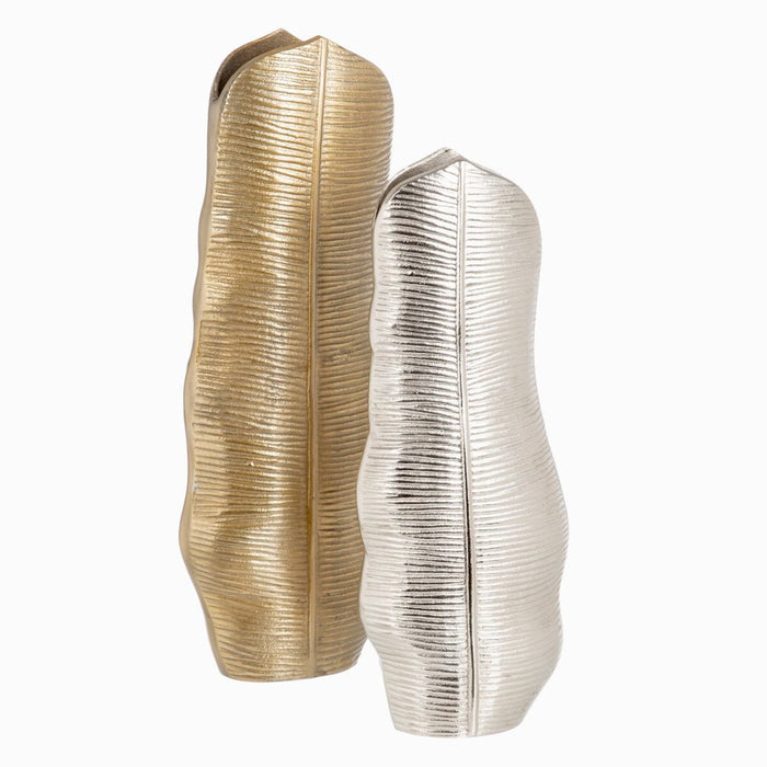 Vază 20 x 10 x 51 cm Auriu* Metal