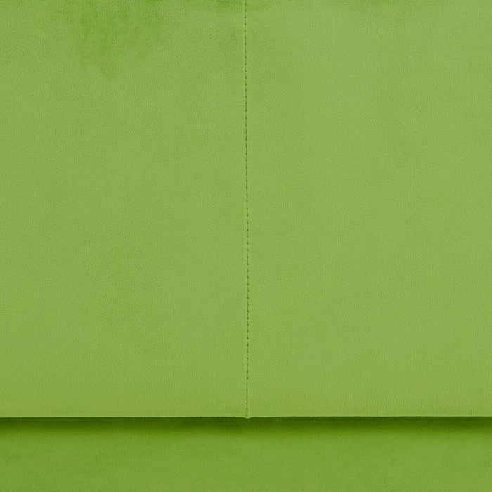 Puff Țesut Sintetic Lemn Verde 60 x 60 x 40 cm