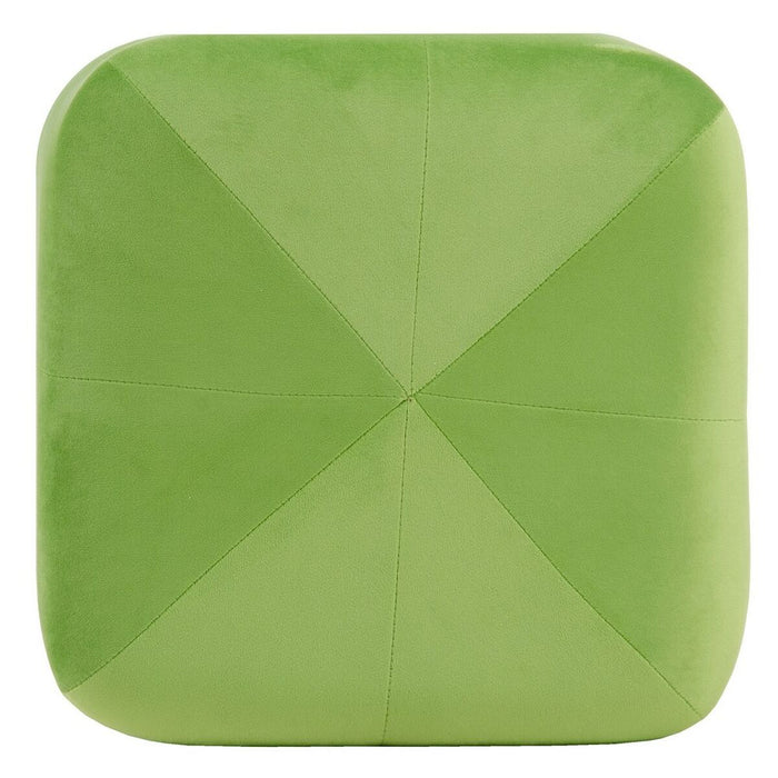 Puff Țesut Sintetic Lemn 40 x 40 x 40 cm Verde