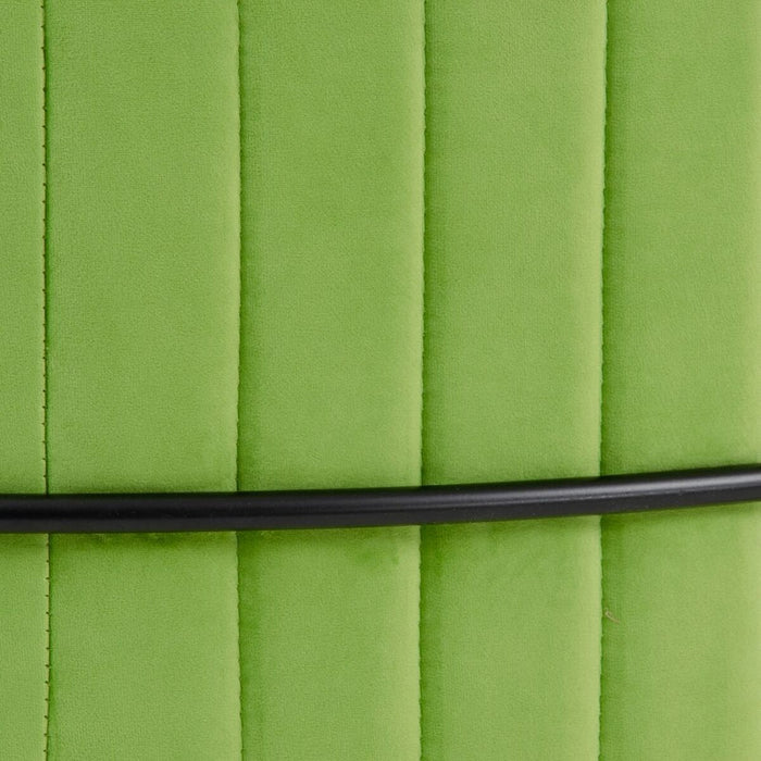 Puff 80 x 80 x 46 cm Țesut Sintetic Metal Verde