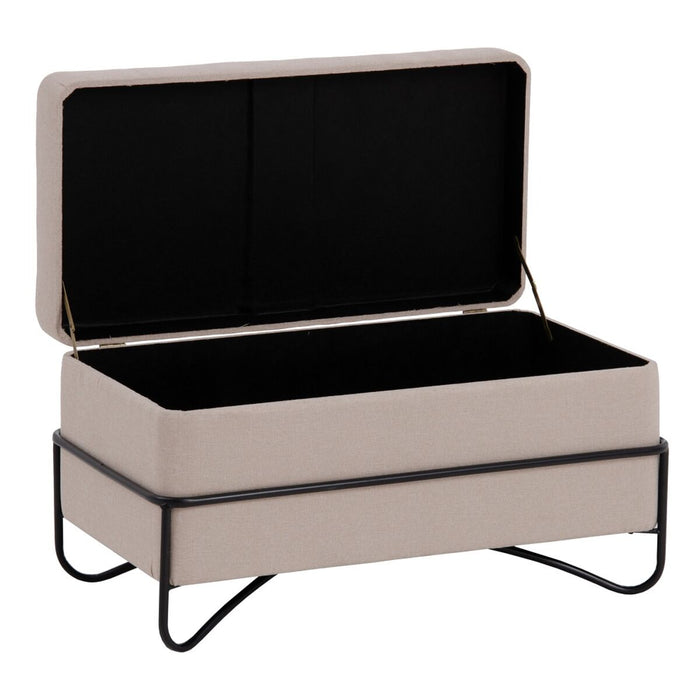 Cufăr 82 x 42 x 44 cm Țesut Sintetic Metal