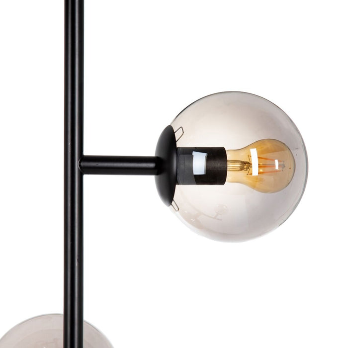 Lustră 40 x 40 x 234 cm Geam Negru Metal Ø 15 cm Modern