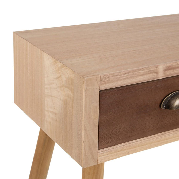 Mobilier pentru Hol SASHA Natural Lemn Crem Ratan 80 x 30 x 78 cm