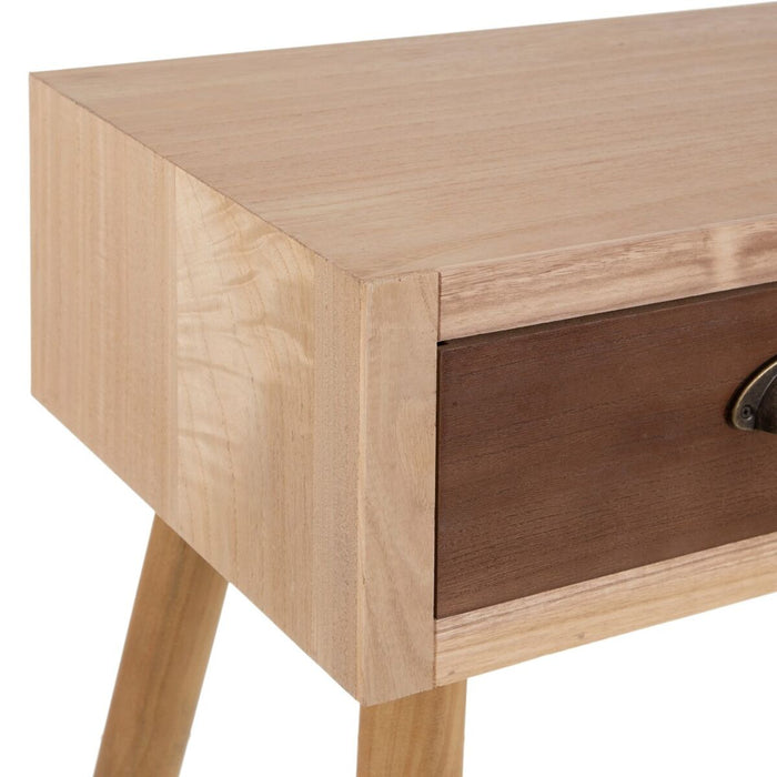 Mobilier pentru Hol SASHA 110 x 30 x 78 cm Natural Lemn Crem Ratan