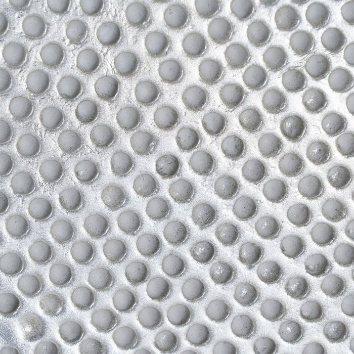 Oglindă de perete 87,6 x 6,6 x 87,6 cm Geam Alb Poliuretan