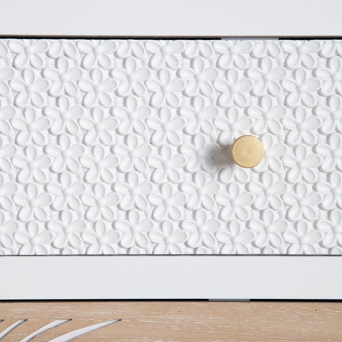 Servantă MISS DAISY Natural lemn de pin Alb 80 x 40 x 80 cm