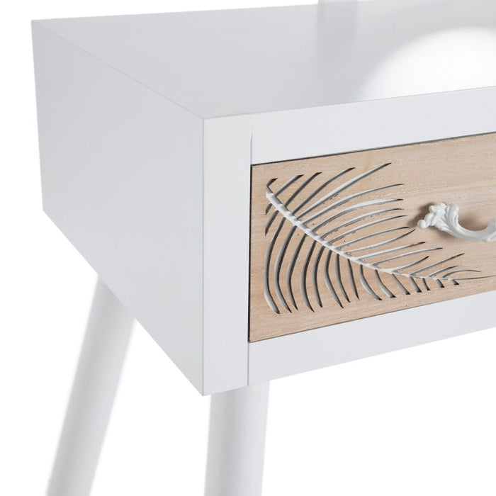 Dispozitiv de redare muzică MISS DAISY 90 x 40 x 79,5 cm Natural lemn de pin Alb