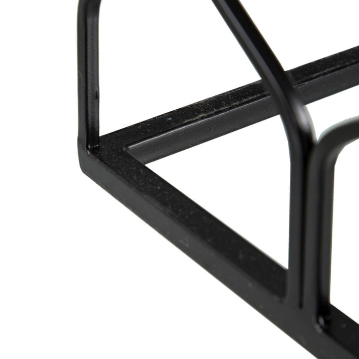 Mobilier pentru Hol Geam Negru Metal (2 Unități)