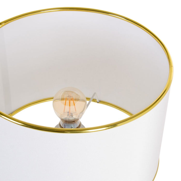Lampă de masă Alb Auriu* Lin Ceramică 60 W 220 V 240 V 220-240 V 32 x 32 x 45,5 cm