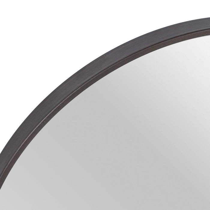 Oglindă de perete 51 x 14 x 80 cm Negru Metal