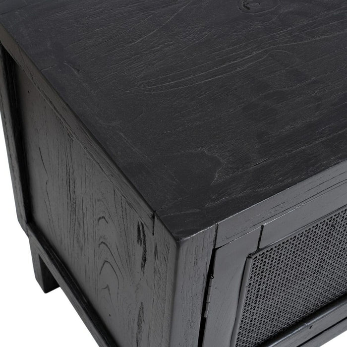 Mobilă TV SHADOW Negru lemn mindi 150 x 40 x 55 cm
