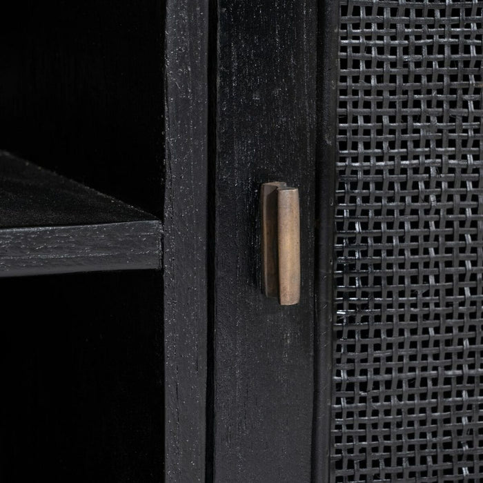 Mobilă TV SHADOW Negru lemn mindi 150 x 40 x 55 cm