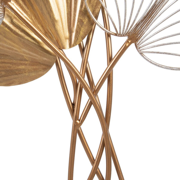 Decorațiune de Perete 50 x 6 x 98,5 cm Auriu* Metal