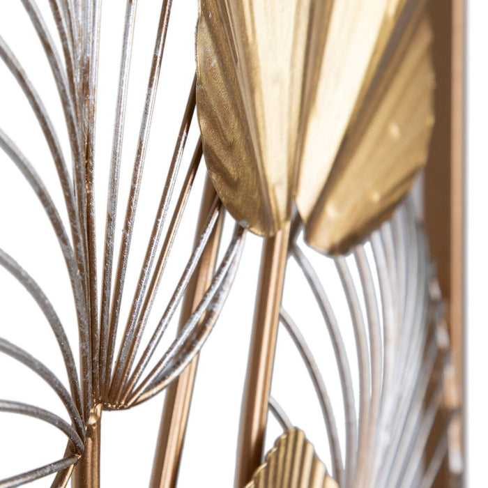 Decorațiune de Perete 43 x 5 x 92 cm Auriu* Metal