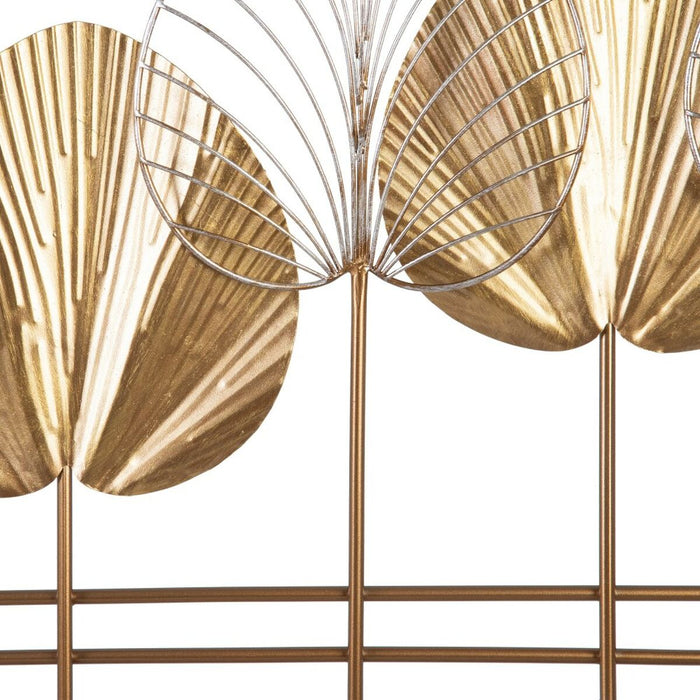 Decorațiune de Perete 103 x 3,5 x 46 cm Auriu* Metal