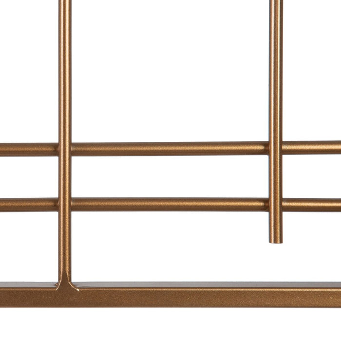 Decorațiune de Perete 103 x 3,5 x 46 cm Auriu* Metal