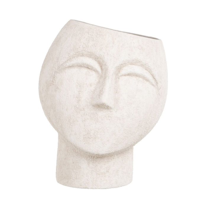 Ghiveci 26 x 26 x 28 cm Ceramică Crem