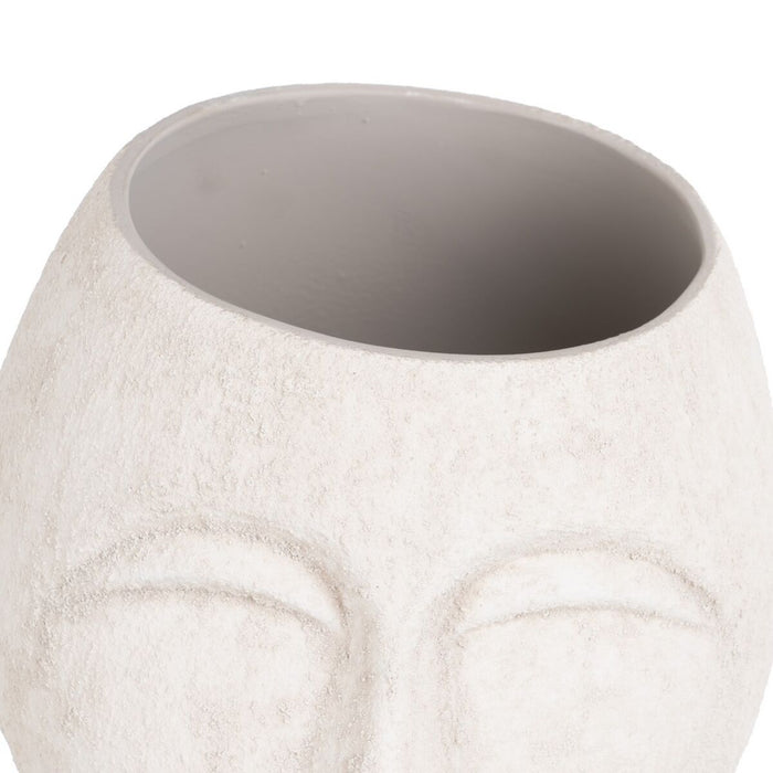Ghiveci 26 x 26 x 28 cm Ceramică Crem