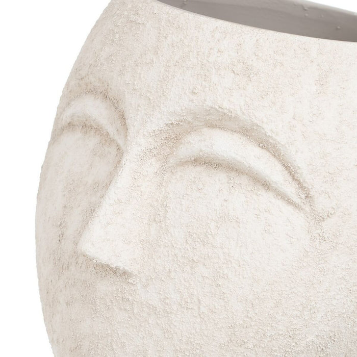 Ghiveci 26 x 26 x 28 cm Ceramică Crem