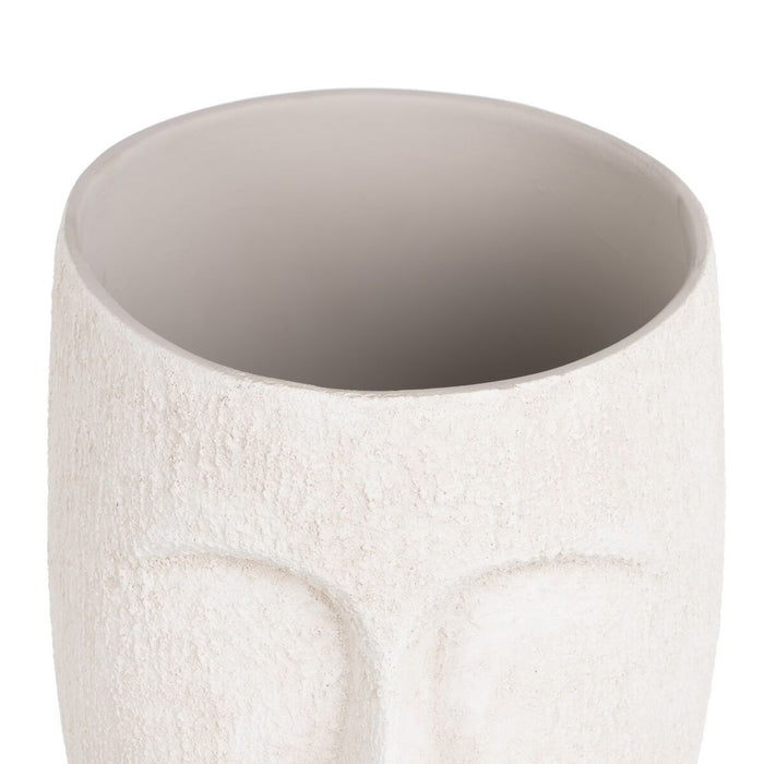 Ghiveci Ceramică Crem 23 x 23 x 36 cm