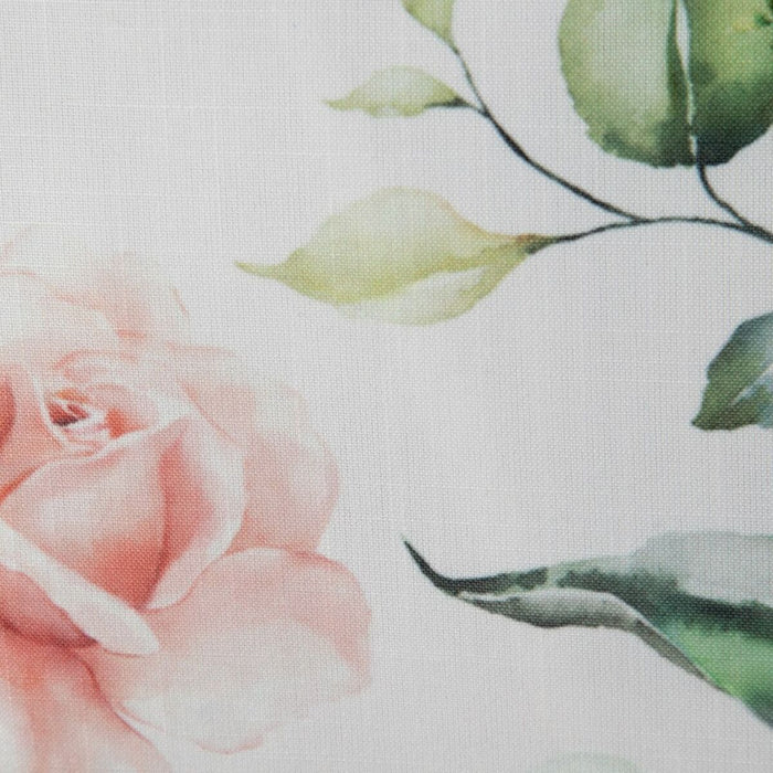 Pernă Alb Trandafiri 45 x 45 cm