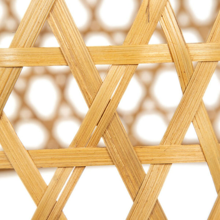 Lustră 59 x 59 x 55 cm Natural Bambus