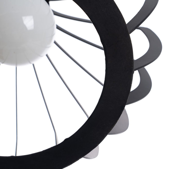 Lustră 35 x 35 x 31 cm Negru Metal