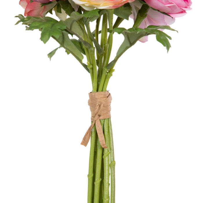 Buchet Verde Roz Trandafiri 20 x 20 x 35 cm