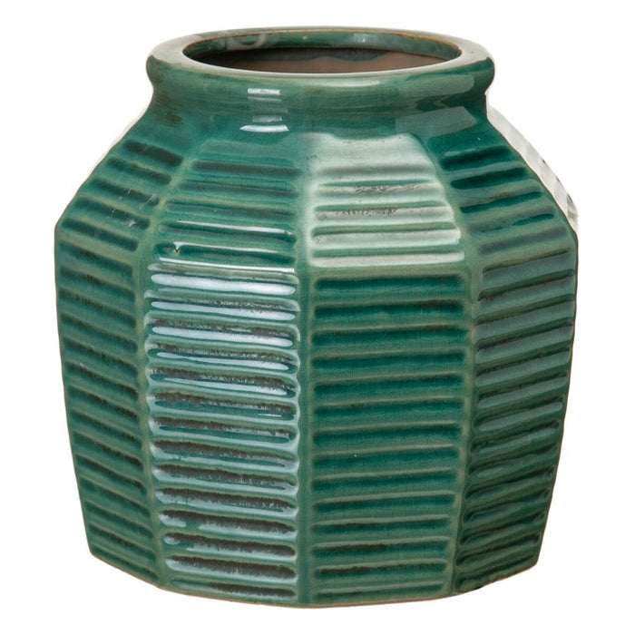 Ghiveci 19,5 x 19,5 x 18,5 cm Ceramică Albastru închis