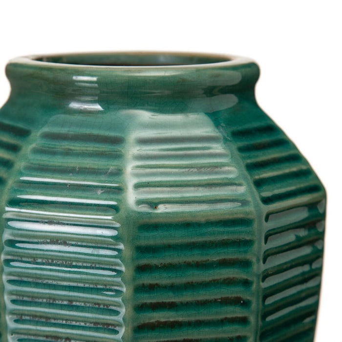 Ghiveci 19,5 x 19,5 x 18,5 cm Ceramică Albastru închis