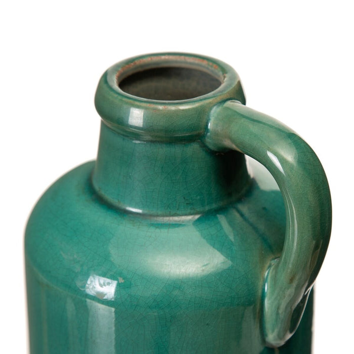 Vază 15,5 x 15,5 x 30 cm Ceramică Albastru închis