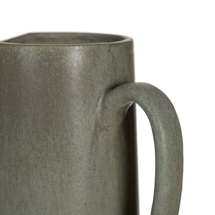 Vază 21 x 14 x 28,5 cm Ceramică Verde Crem