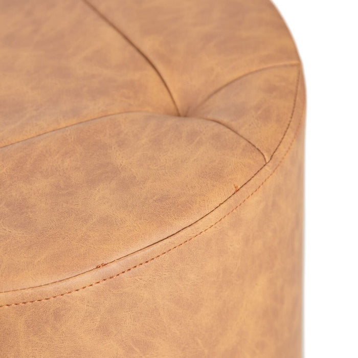 Puff Maro Piele Sintetică 38 x 38 x 42 cm DMF
