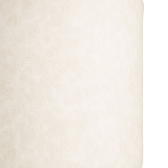 Puff Bej Piele Sintetică 38 x 38 x 42 cm DMF