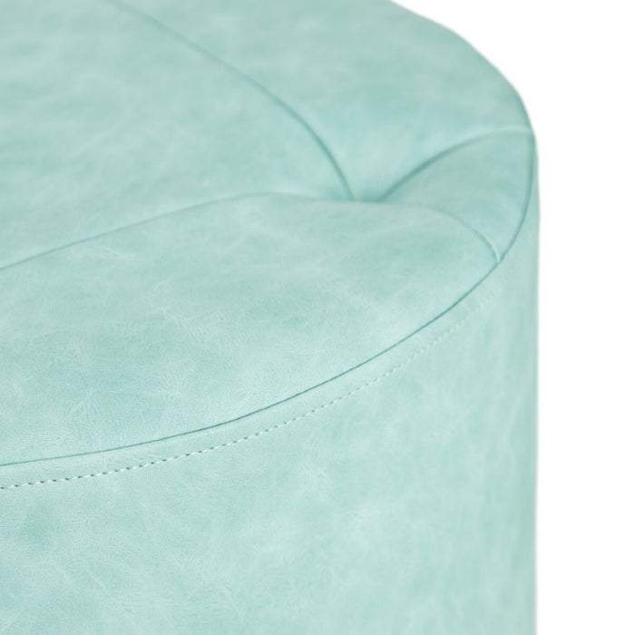 Puff Albastru Piele Sintetică 38 x 38 x 42 cm DMF