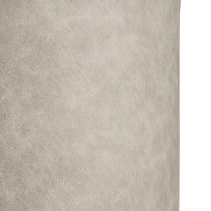 Puff Gri Piele Sintetică 38 x 38 x 42 cm DMF