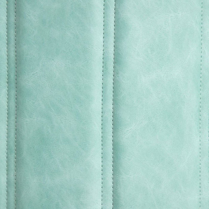 Puff Albastru Piele Sintetică 38 x 38 x 42 cm DMF