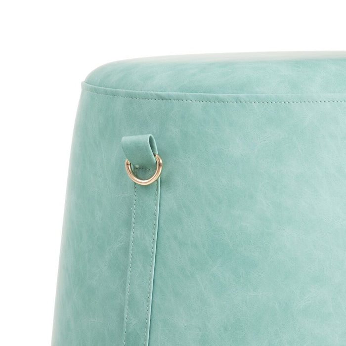 Puff Albastru Piele Sintetică 41 x 41 x 42 cm DMF