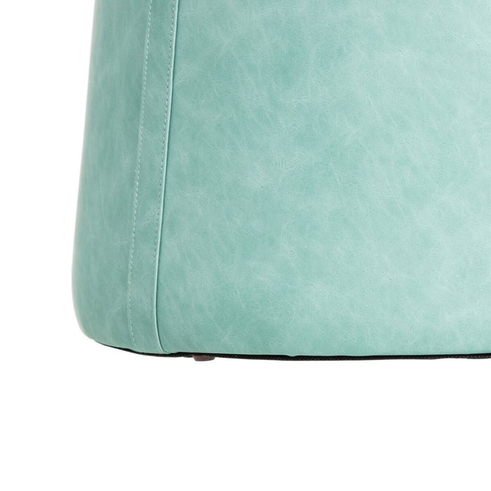 Puff Albastru Piele Sintetică 41 x 41 x 42 cm DMF