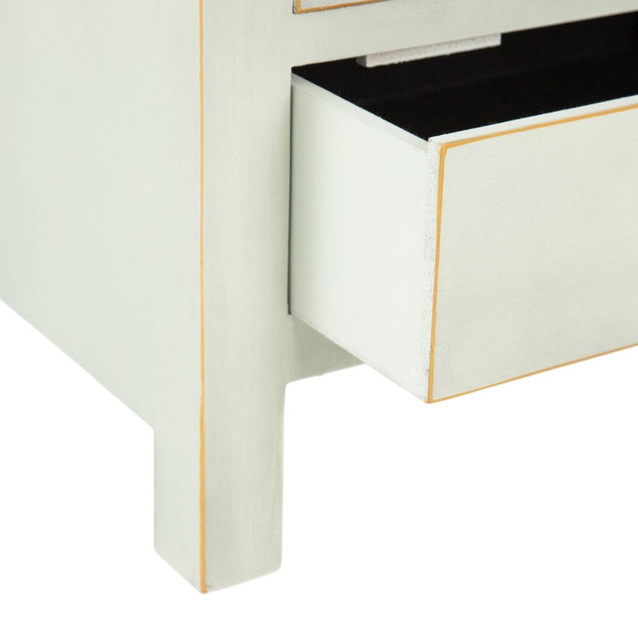 Noptieră 44 x 34 x 77 cm Lemn Verde deschis DMF