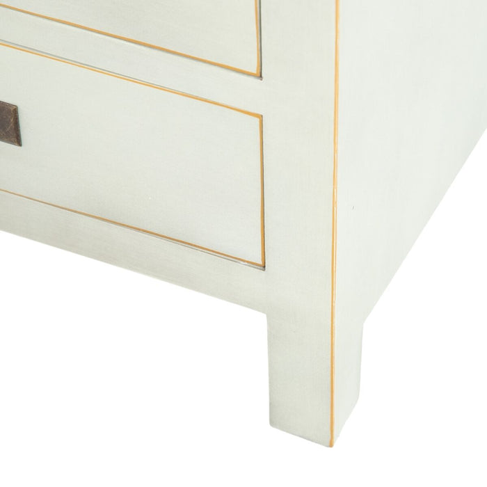 Noptieră 44 x 34 x 77 cm Lemn Verde deschis DMF