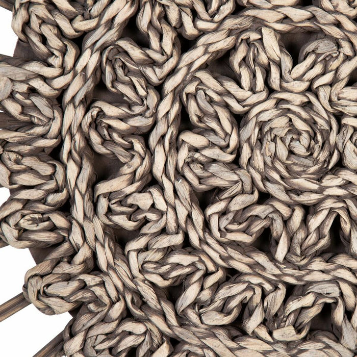 Decorațiune de Perete Natural Ratan 73 x 3 x 73 cm