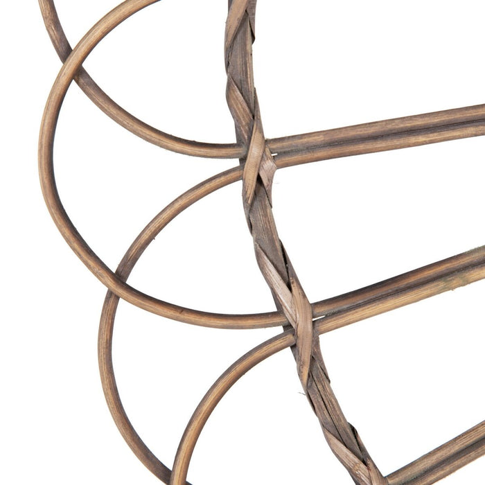 Decorațiune de Perete Natural Ratan 73 x 3 x 73 cm