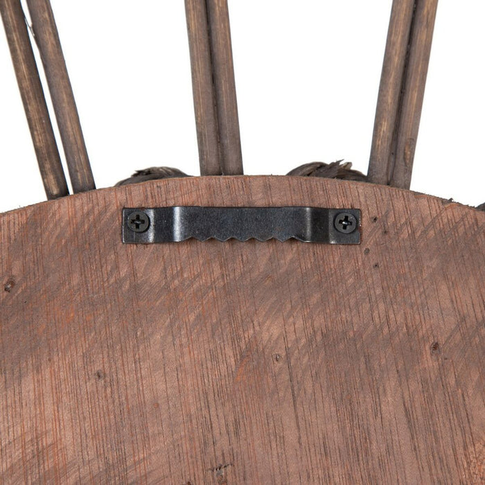 Decorațiune de Perete Natural Ratan 73 x 3 x 73 cm