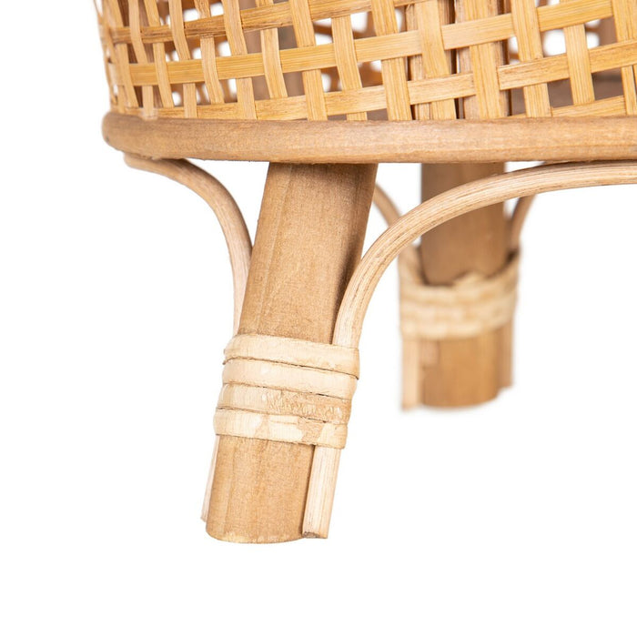 Set de jardiniere 34 x 34 x 43,5 cm Natural Ratan (2 Unități)