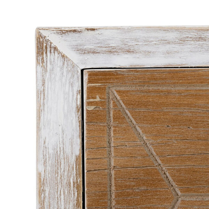 Noptieră COUNTRY Natural Alb Lemn de brad 50 x 35 x 55 cm Lemn MDF