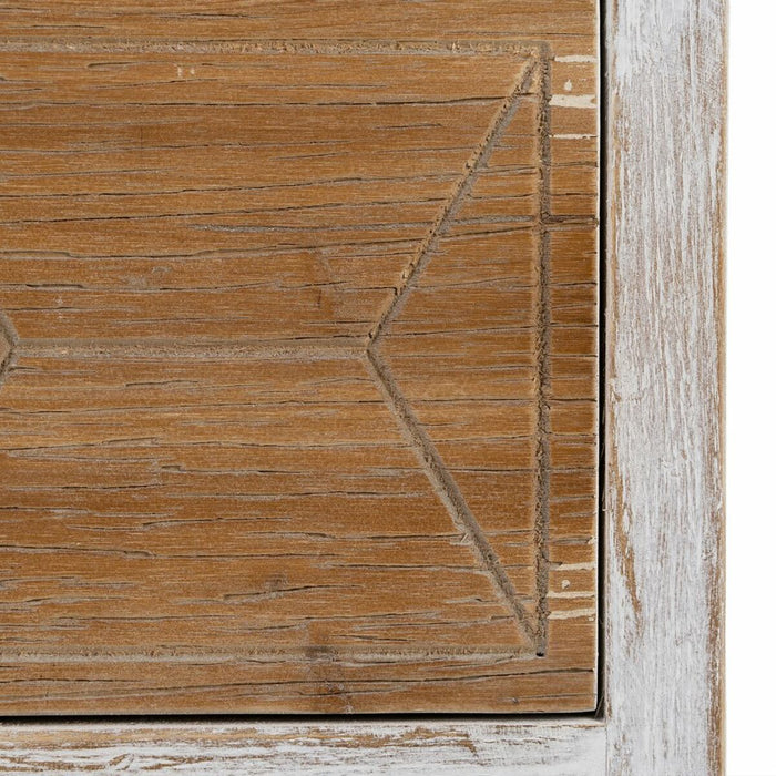 Noptieră COUNTRY Natural Alb Lemn de brad 50 x 35 x 55 cm Lemn MDF